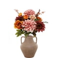 thumbnail image 6 of Mainstays Indoor 19in Artificial Flower Bouquet,  Dahlia and Rose Flower, Pink Color, 6 of 8