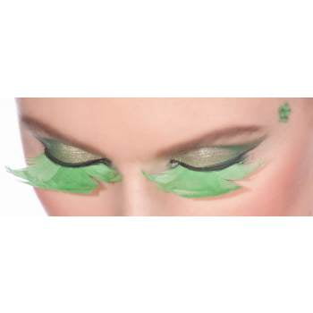 Women's  Long Green Feather Fairy False Costume