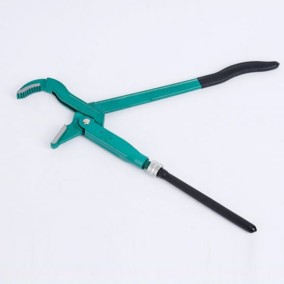 Masteelf Pump Pliers Straight Jaw Multifunctional Pipe Wrench Pipe Pliers 32x5cm Green