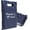 Navy, variant on OptiPak 12x15 Merchandise Bags - Plastic Bags with Handles - Package Bags - Thank you Bulk of 50 Pack Aqua