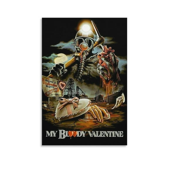 My Bloody Valentine Movie Poster Room Aesthetic Poster Print Art Wall Painting Canvas Posters Modern Bedroom Decor