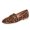 Leopard, variant on RONILURN Womens Loafers Flats Slip On Comfortable Round Toe Business Casual Work Shoes