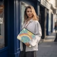 thumbnail image 6 of FORMRS 13"-13.3" Laptop Sleeve Protective Case Soft Carrying Quilted Computer Bag Cover, Retro Beige Rainbow, 6 of 7