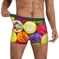 thumbnail image 2 of Kdxio Men's Boxer Briefs with Brightly Colored Cupcakes Print - Comfortable and Breathable Underwear for Everyday Wear, 2 of 7
