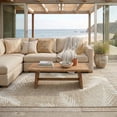 thumbnail image 2 of Ox Bay Carmindy Tropical Palms Indoor/Outdoor Area Rug, Beige/Ivory, 6'6" x 9', 2 of 8