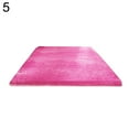thumbnail image 2 of HEVIRGO Solid Color Rectangle Thicken Carpet Rug Floor Mat Living Room Bedroom Decor,Rose Red 100*200cm, 2 of 10