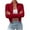 Wine, variant on Cropped Sweaters for Women Slim Fit Full-zip Sweater Cardigan Long Sleeve Solid Casual Zip Mock Neck Outwear Tops (XL, White)