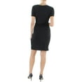 thumbnail image 2 of INC International Concepts Womens Ruched Mini Dress Deep Black M, 2 of 2