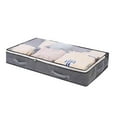 thumbnail image 1 of Lutabuo 2pcs Under Bed Storage Organizer Reinforced Handle Clear Window for Clothing, 1 of 5