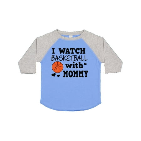 

Inktastic I Watch Basketball with Mommy Gift Toddler Boy Girl T-Shirt