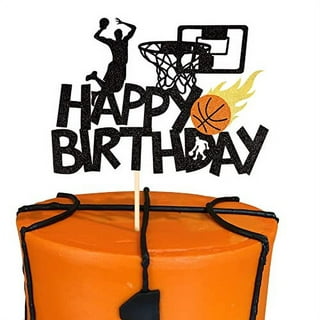 NBA Lakers Cake Happy Birthday Party. Cake Topper Digital 
