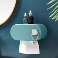 thumbnail image 1 of karymi Wall-mounted Home Living Room Punch- Tissue Box Kitchen Toilet Storage Box Wall-mounted Paper Box Up to 60% off, 1 of 7