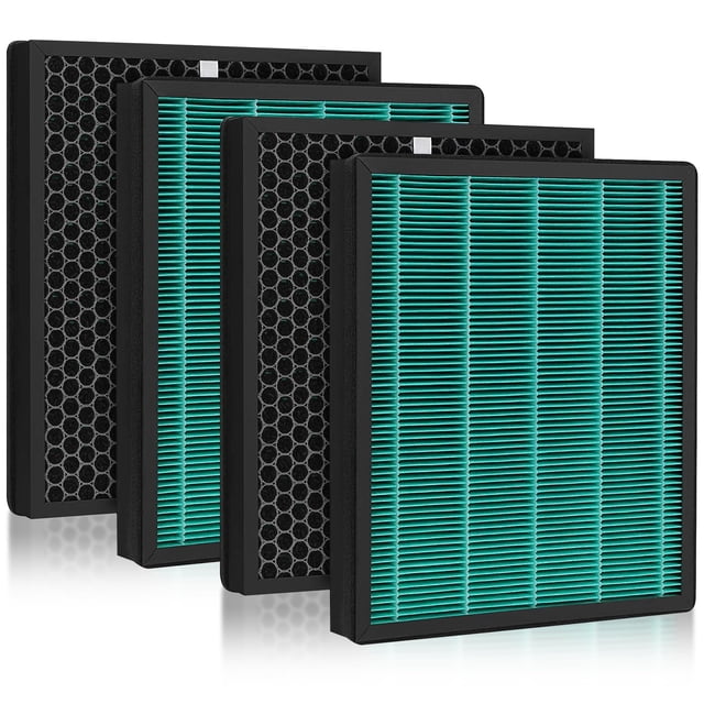 400/400S Replacement Filter Set for Coway AIRMEGA Max2 400/400S 400(G) 400S(G) Air Puri-fi-er, High Efficiency Max 2 Green Partic