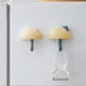 thumbnail image 5 of Ganchos de Plástico Resistentes | Ganchos de Pared Sin Perforaciones para Estantes | Hebillas Adhesivas Resistentes Que No Dejan Marcas | 8,4 X 7,5 X 4,3 Cm | Opciones En Blanco, Amarillo y Marrón, 5 of 6