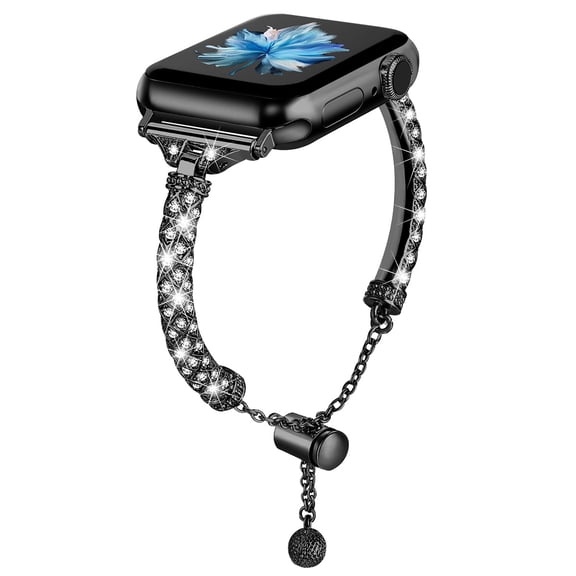 REQO Compatible with Apple Watch Bands 49mm 45mm 44mm 42mm 41mm 40mm 38mm, Metal Bracelet Styles Replacement Wristband for iWatch Ultra Series 9 8 7 6 5 4 3 2 1 SE Women Men