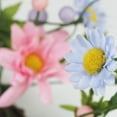 thumbnail image 4 of 12" Green Pink and Purple Decorative Artificial Spring Floral Twig Wreath - Unlit, 4 of 7