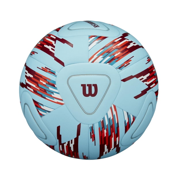 Pelota de Fútbol Wilson NCAA Vanquish - Talla 4, Azul/Rojo/Blanco