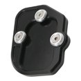 thumbnail image 1 of Miulika Kickstand Enlarge Pad Aluminum Alloy Motorcycle Accessories Support Plate for Black, 1 of 9