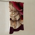 thumbnail image 5 of Elegant Burgundy Floral Beach Towel 27x55 Inch Watercolor Boho Burgundy Bath Shower Towel Microfiber Sand Free Microfiber Absorbent Quick Dry for Bathroom Swim, 5 of 8