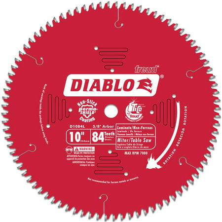 Diablo D1084L 10-Inch 84T Laminate Chop/Slide Miter And Table Saw
