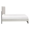 thumbnail image 4 of Modern Full Size Upholstered Platform Bed with Headboard and Footboard, White Oak Gray Finish, 4 of 10