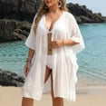 thumbnail image 6 of Women's Swimwear Cover Ups Beach Bikini Swimsuit Kimono Cardigan Cover Up Long Flowy Beachwear, 6 of 9
