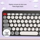 thumbnail image 4 of Conjunto De Mouse Inalámbrico Del Teclado, Teclas Redondas Delgadas Con Estilo Completo, Teclado Ergonómico 2.4G 3 DPI Combo De Mouse Ajustable Para La Computadora De Escritorio, 4 of 7