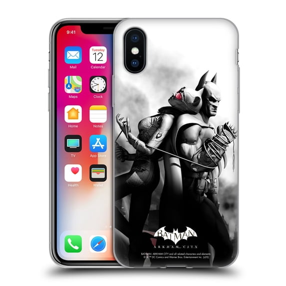 Head Case Designs Officially Licensed Batman Arkham City Key Art Catwoman Soft Gel Case Compatible with Apple iPhone X / iPhone XS