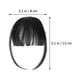 thumbnail image 5 of 3pcs Clip en Bangs Clip en bolsas de golpe Falsas extensiones de cabello para mujeres, 5 of 5