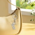 thumbnail image 5 of Daiosportswear Elegant Alloy Mother's Day Keychain Pendant, Unique Design, Silver, 1.2x2 Inches, Durable Gift for Parents, Key Organizer Accessory, 5 of 6