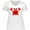 AA-White, variant on Inktastic Cute Red Crab Women's Plus Size T-Shirt