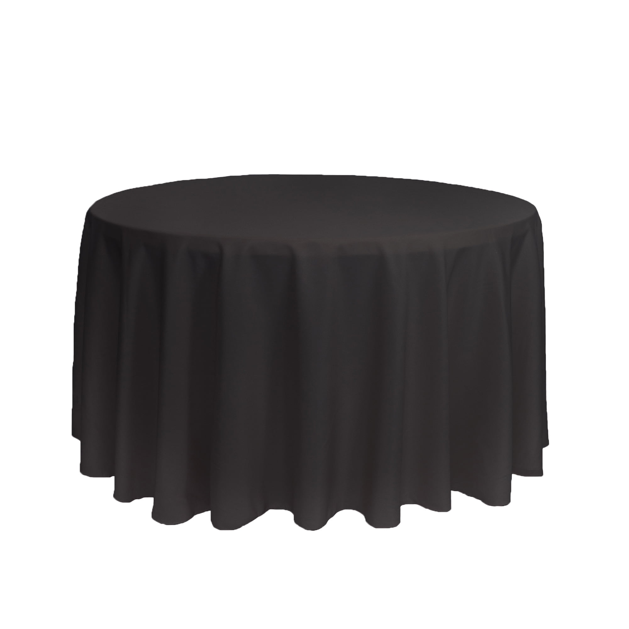 LinenTablecloth 108 in 33 Colors! Round Polyester Tablecloths 