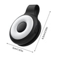 thumbnail image 2 of Mini Night Light Keychain Flashlight, Round Rechargeable Magnetic Badge Light, Hands-Free Clip-on Purse Light for Night Walking, High Brightness LED Work Light, 2 of 5