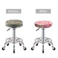 thumbnail image 3 of Cute French Bulldog Love Glasses Round Bar Stool Seat Covers, Elastic Round Chair Cover Stool Seat Slipcover Bar Stool Cushions Round Pad for 12-14 inch, 3 of 5