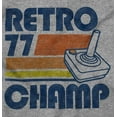 thumbnail image 2 of Retro 77 Old School Video Gamer Womens Fitted Plus Size Graphic Tee Brisco Brands 2X, 2 of 5