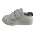 thumbnail image 2 of Tenis George Talla 19 Doble Cinta Blanco con Rojo, 2 of 4