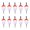 2 grams, variant on Whaledi 10Pcs Hard Foam Buoys Sea Rock Fishing Striking Float Fishing Accessories