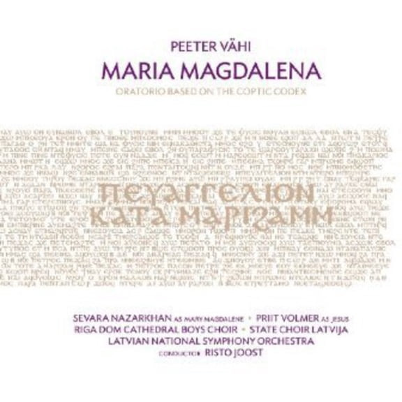 Risto Joost - Maria Magdalena - Music & Performance - CD