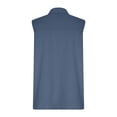 thumbnail image 2 of cocolona Womens Summer Linen Tank Tops Sleeveless V Neck Button Shirts Dressy Casual Solid Color Trendy Blouses, 2 of 3