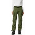 thumbnail image 4 of TRGPSG Women's Fleece Lined Cargo Hiking Pants Winter Insulated Snow Ski Pants with 8 Pockets(No Belts),Armygreen Size 8, 4 of 6