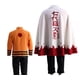 thumbnail image 3 of Cosplay de anime Séptimo Hokage, conjunto completo de disfraz de Halloween con sombrero, uniforme, capa, traje personalizado, 3 of 4