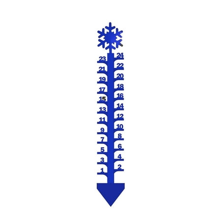 

Christmas Decorations Wrought Iron Snow Gauge - Christmas Holiday Snowflake Gauge Handmade Metal Snow Gauge Size Stack Christmas Rain Gauge Outdoor Decor Gift (Snowflake)