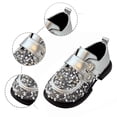 thumbnail image 5 of LYHao Girls Fashion Glitter Ballet Soft Sole Party Shoes For Toddler Kids Casual Performance ,Girls Boots Sizes 12.5 Silver(6-7 Years), 5 of 6