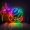 Color Flow Effect (76 modes), variant on Whale Led Light Box, Dimmable Neon-Like Light Signs USB Power for Wall Decor Bedroom Decoration, Static Light (WxH) 11"x11"