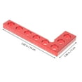 thumbnail image 2 of Shisuyan Angle Checking Carpenter Square Red 1Pack 3.93X1.97X0.28in, 2 of 8