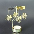 thumbnail image 1 of Hot Spinning Rotary Metal Carousel Tea Light Candle Holder Stand Light  Gift, 1 of 2