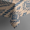 thumbnail image 5 of Blue Geometric Diamond Triangle Pattern Square Tablecloth,Waterproof Square Table Cover,Wipeable Spillproof Washable Table Cover for Home Kitchen Party Decor 52"x52"(132x132cm), 5 of 6