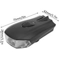 thumbnail image 4 of Bike USB Rechargeable LED Light, Bicycle Headlights Taillights Set USB Charging Warning Intelligent Sensing Light Cycling, 4 of 8