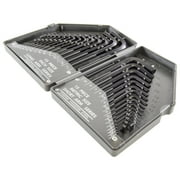 30-Piece Hex Allen Wrench Set, SAE 0.028-3/8 inch, Metric 0.7-10 mm, with Storage Case Allen Wrench