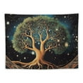thumbnail image 5 of Shiartex Moon Phase Tree of Life Tapestry Nature Flower Plant Butterfly Tapestries Boho Mandala Spiritual Tapestry Aesthetic Wall Hanging for Home Decor Bedroom Living Room Dorm Decor 40x30inch, 5 of 6